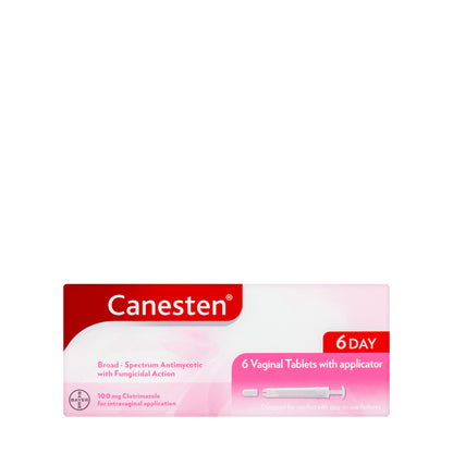 Canesten 0.1Gm 6 Tablets