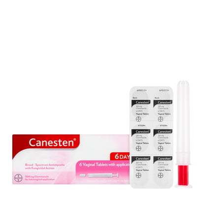 Canesten 0.1Gm 6 Tablets