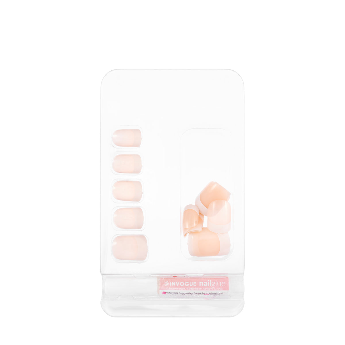 Invogue Classic French Nails Natural Pink (Square) 221