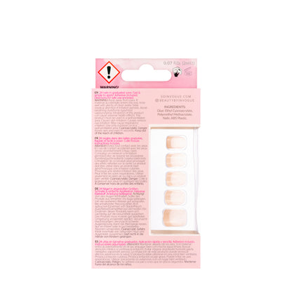 Invogue Classic French Nails Natural Pink (Square) 221