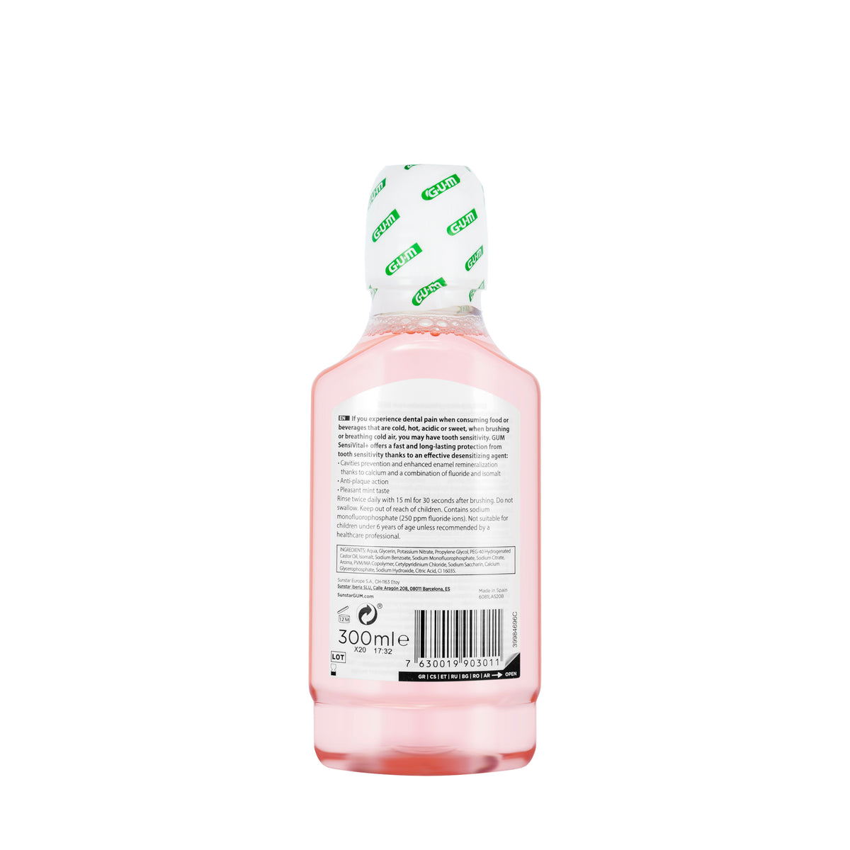 Gum SensiVital+ Mouthwash 300 Ml [6081]