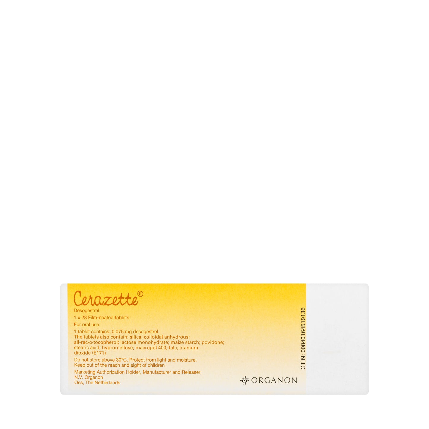 Cerazette 0.075Mg 28Tablets