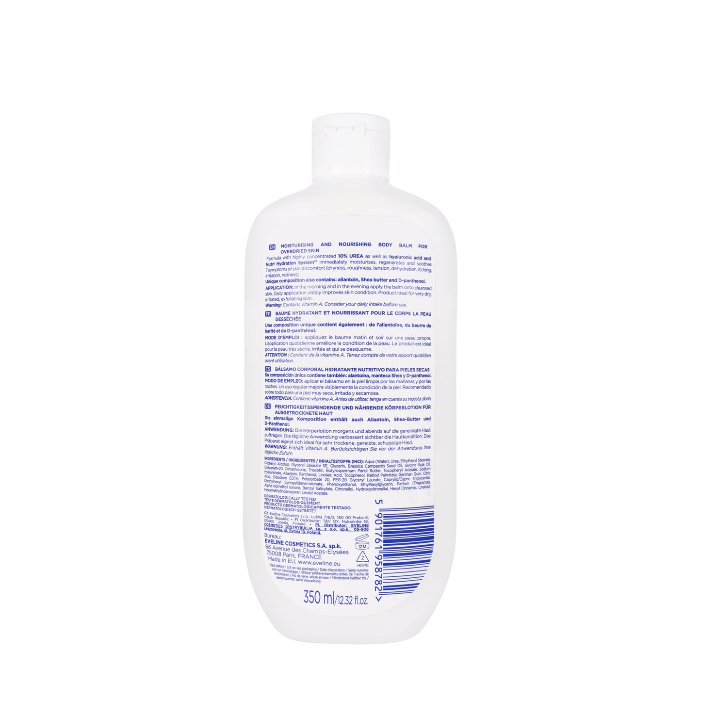 Eveline Body CareMed+ Moisturising  Nourishing Body Balm with 10% Urea 350 Ml
