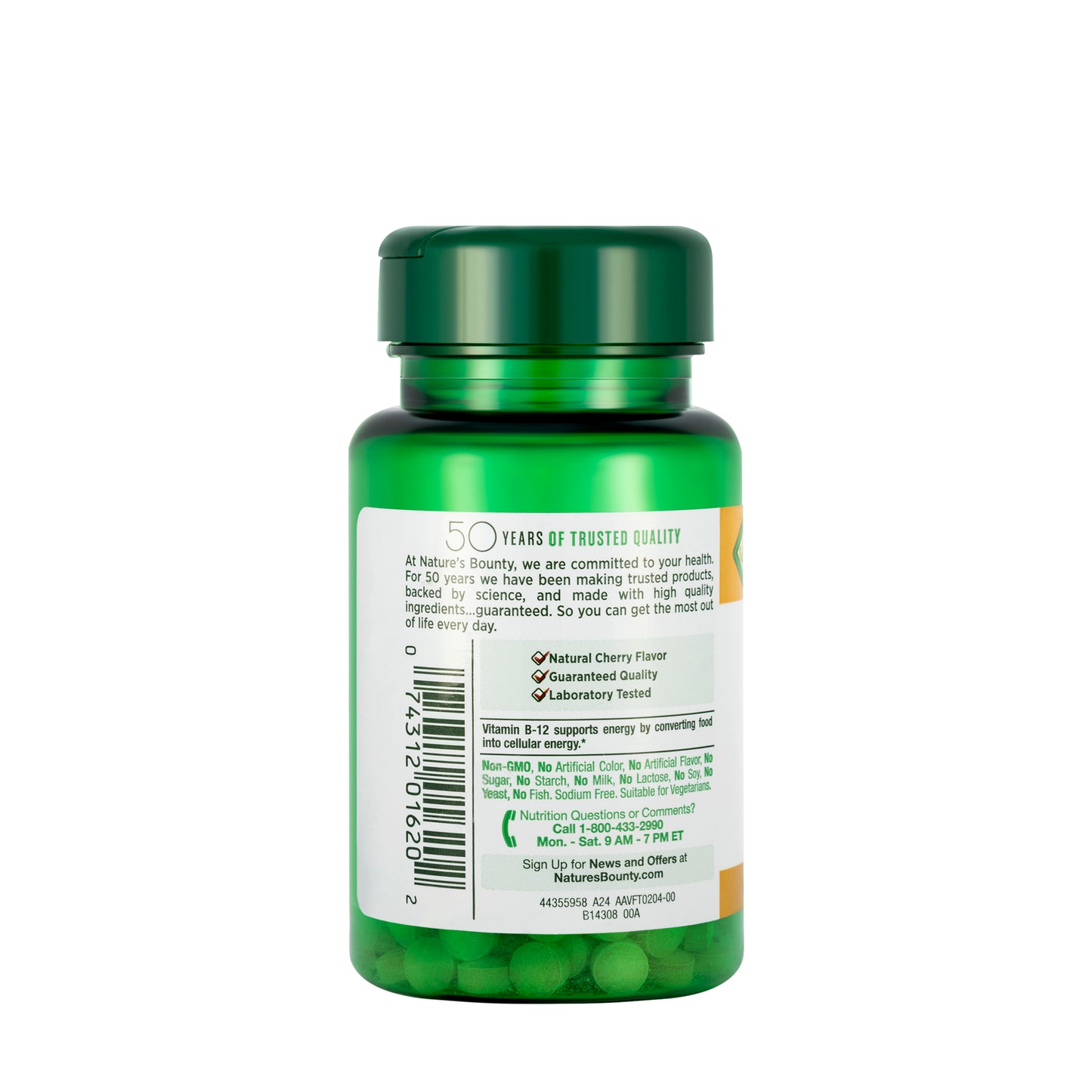 Nature's Bounty B-12 1000mcg 60 Quick Dissolve Tablets