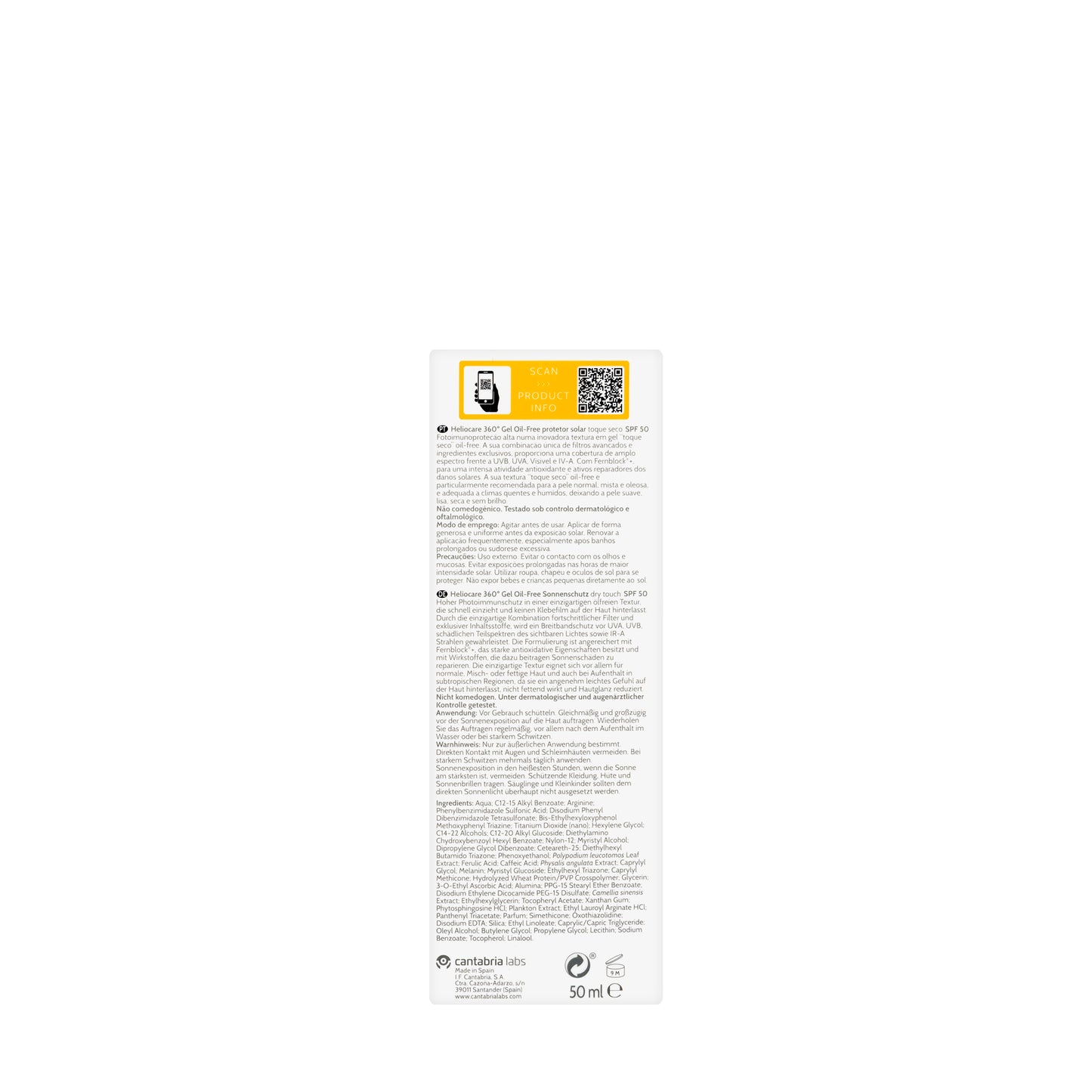 Heliocare SPF 50 Gel Oil Free 50 Ml