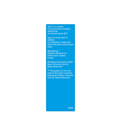 Claritine Syrup 100Ml