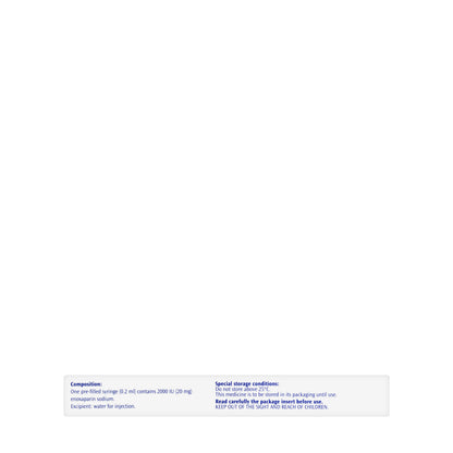 Clexane 20Mg/0.2Ml 2 Syringes