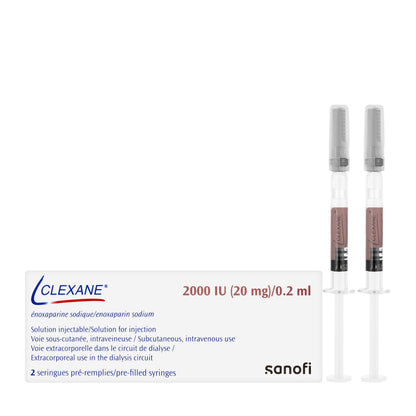Clexane 20Mg/0.2Ml 2 Syringes