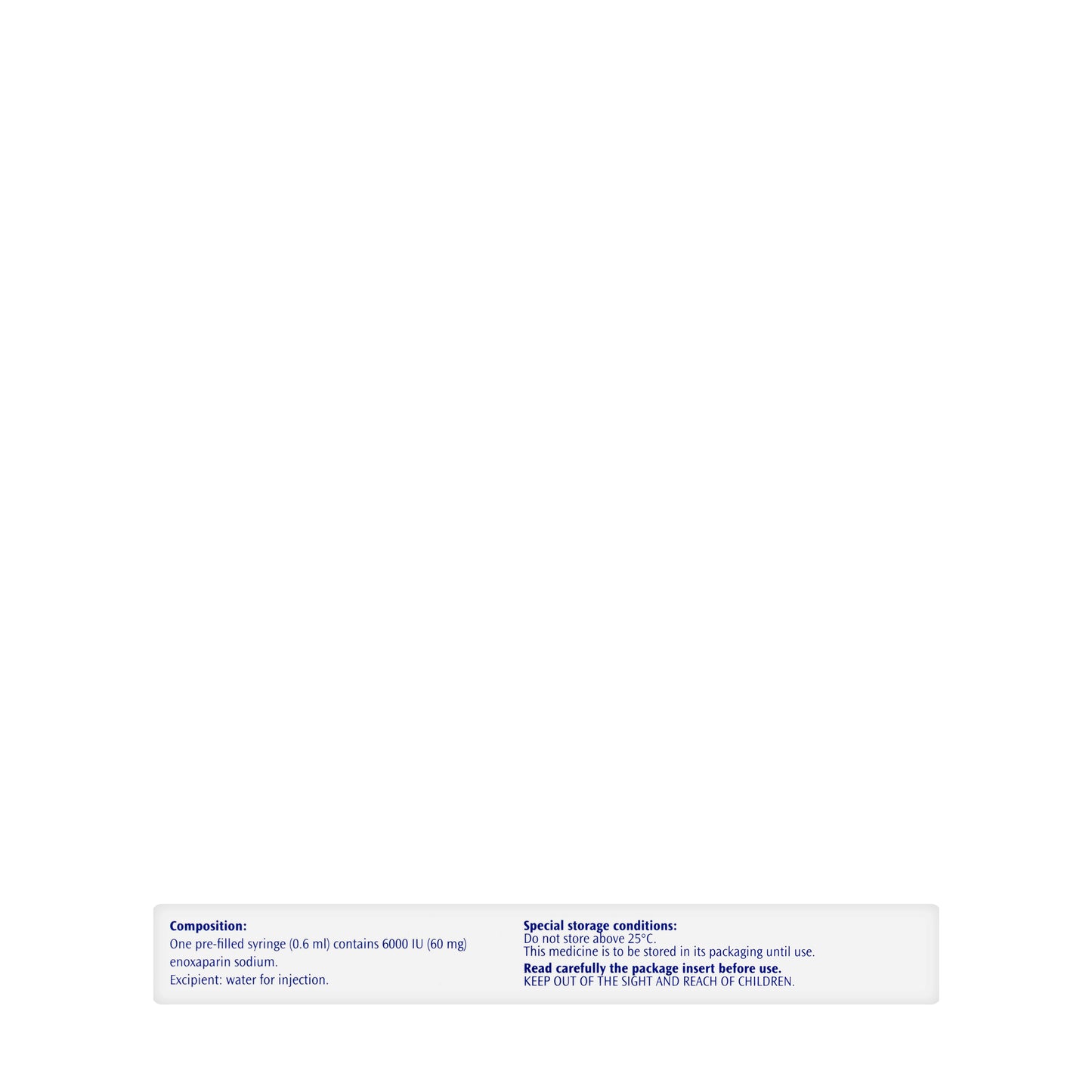 Clexane 60Mg/0.6Ml 2 Syringes