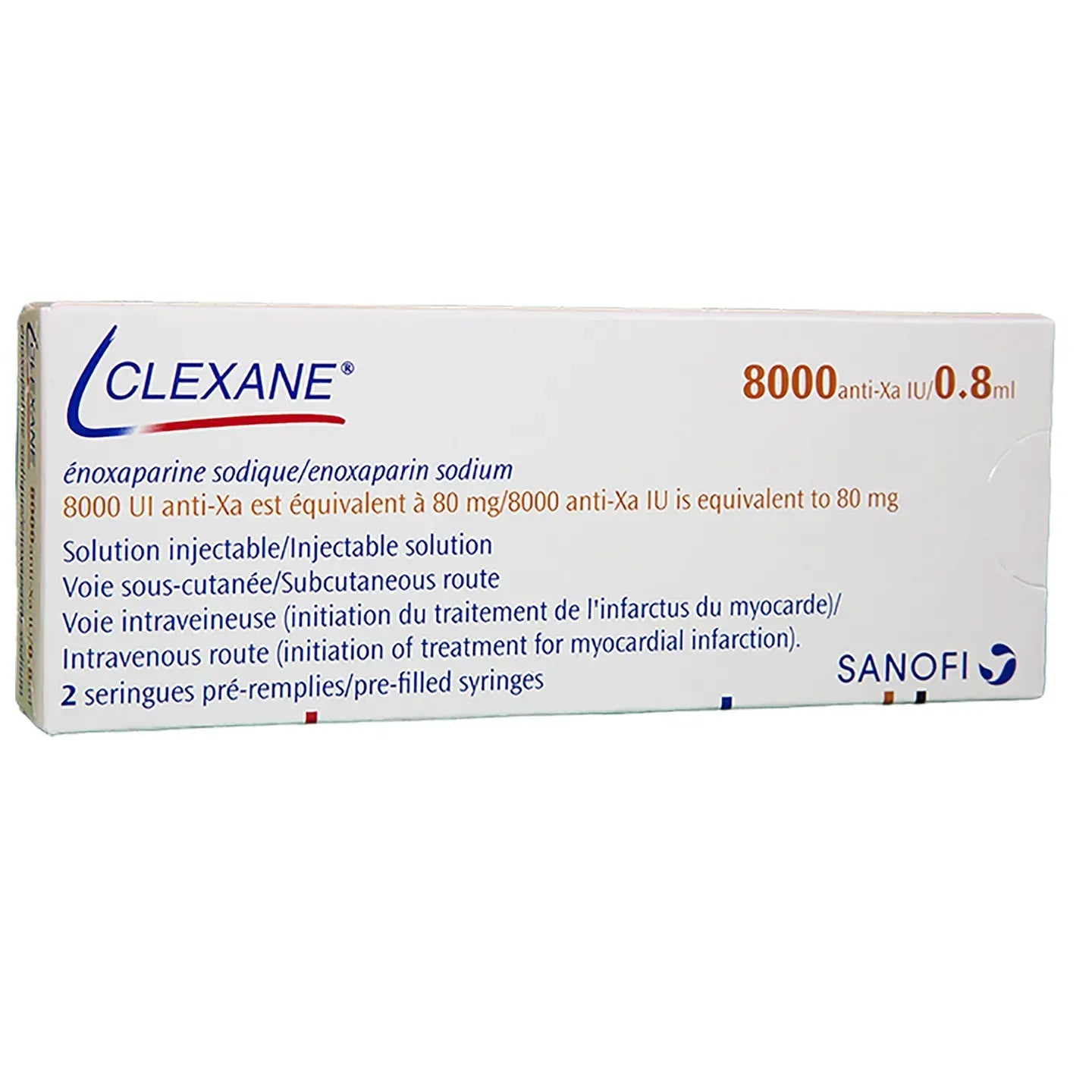 Clexane 80Mg/0.8Ml 2 Syringes