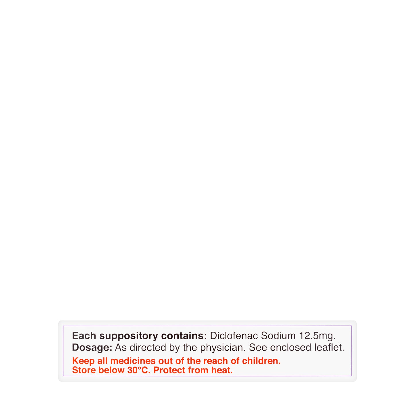 Clofen 12.5Mg 10 Suppository