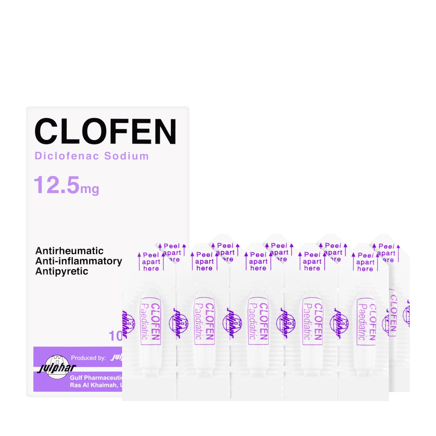 Clofen 12.5Mg 10 Suppository