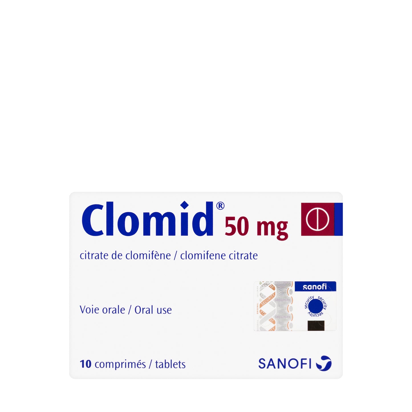 Clomid 50Mg 10 Tablets