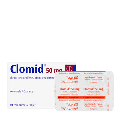 Clomid 50Mg 10 Tablets
