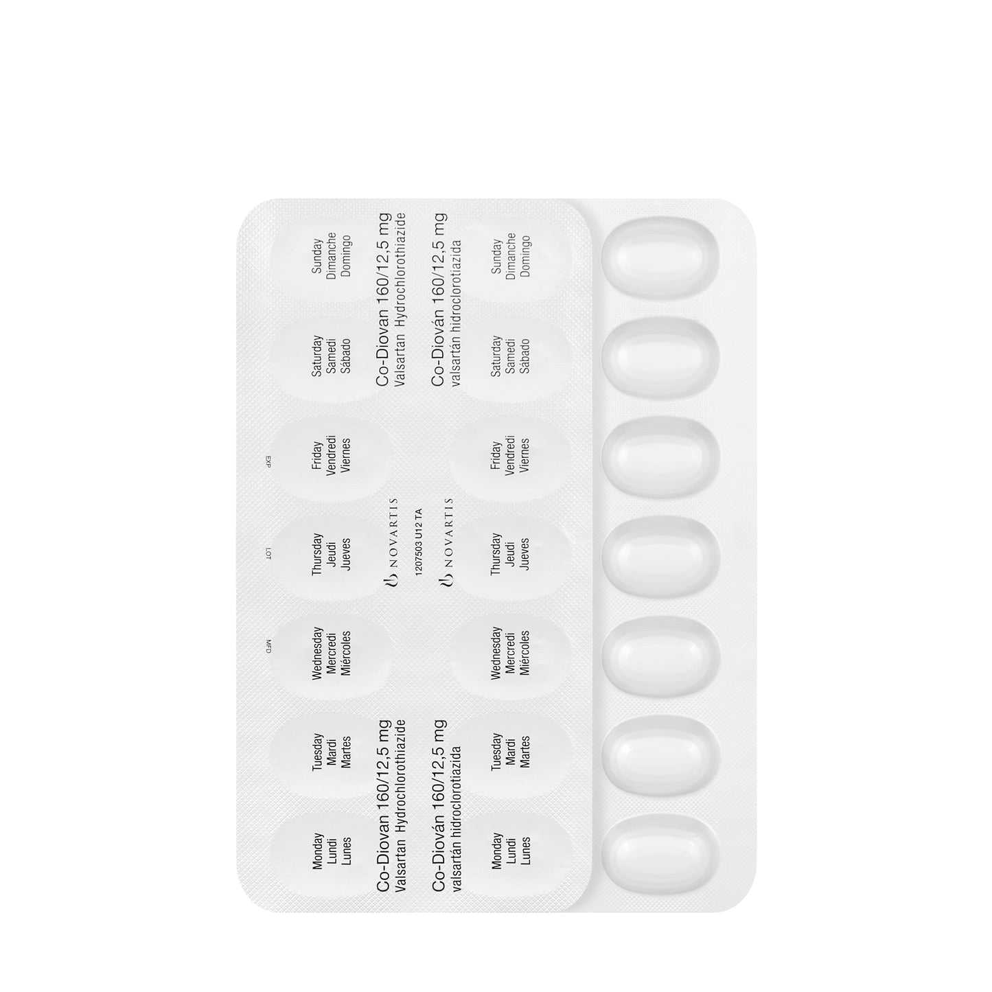 Co-Diovan 160/12.5Mg 28 Tablets