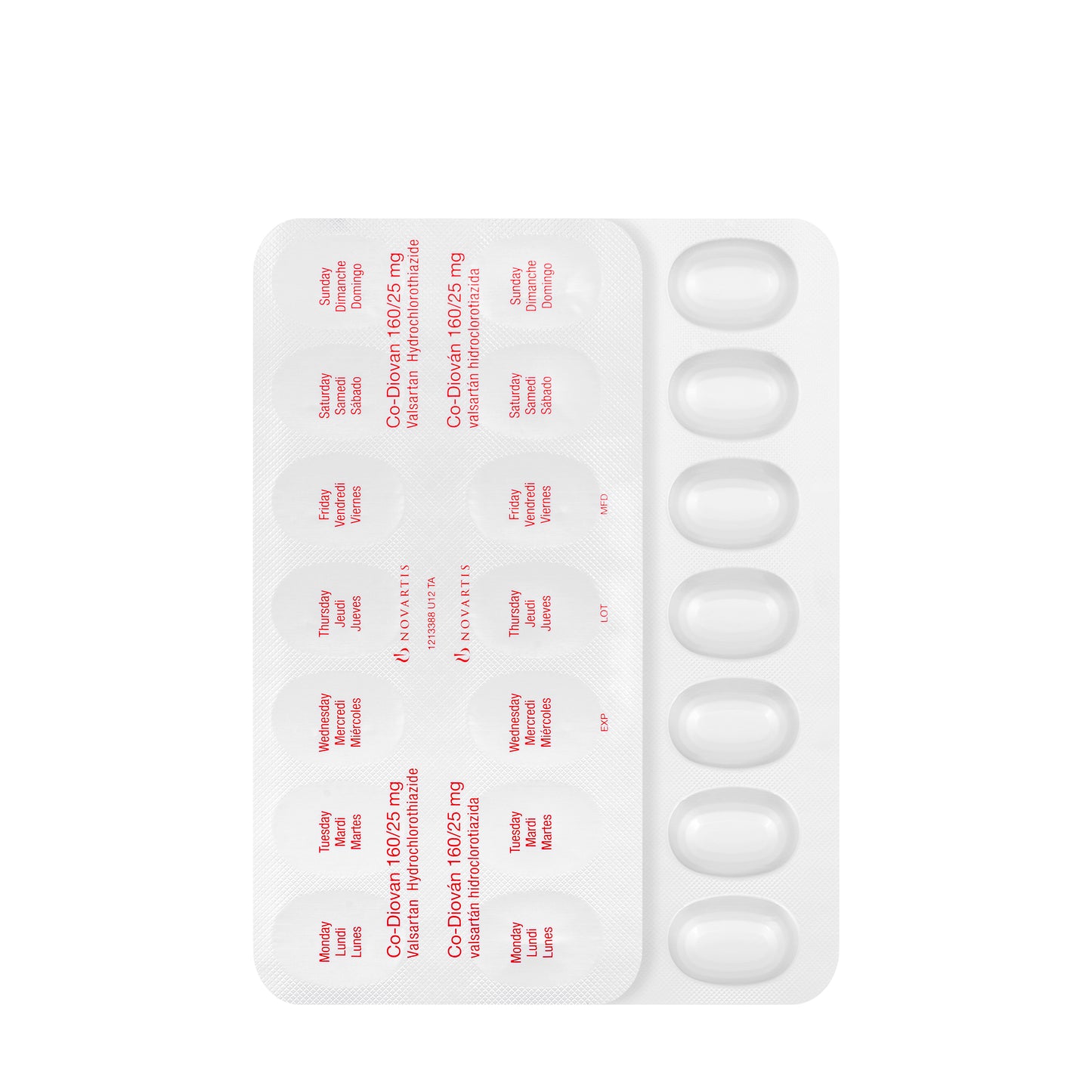 Co-Diovan 160/25Mg 28 Tablets