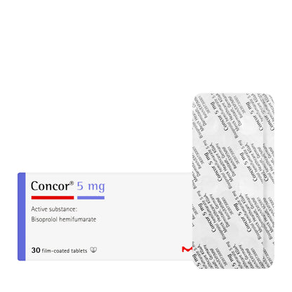 Concor 5Mg 30 Tablets