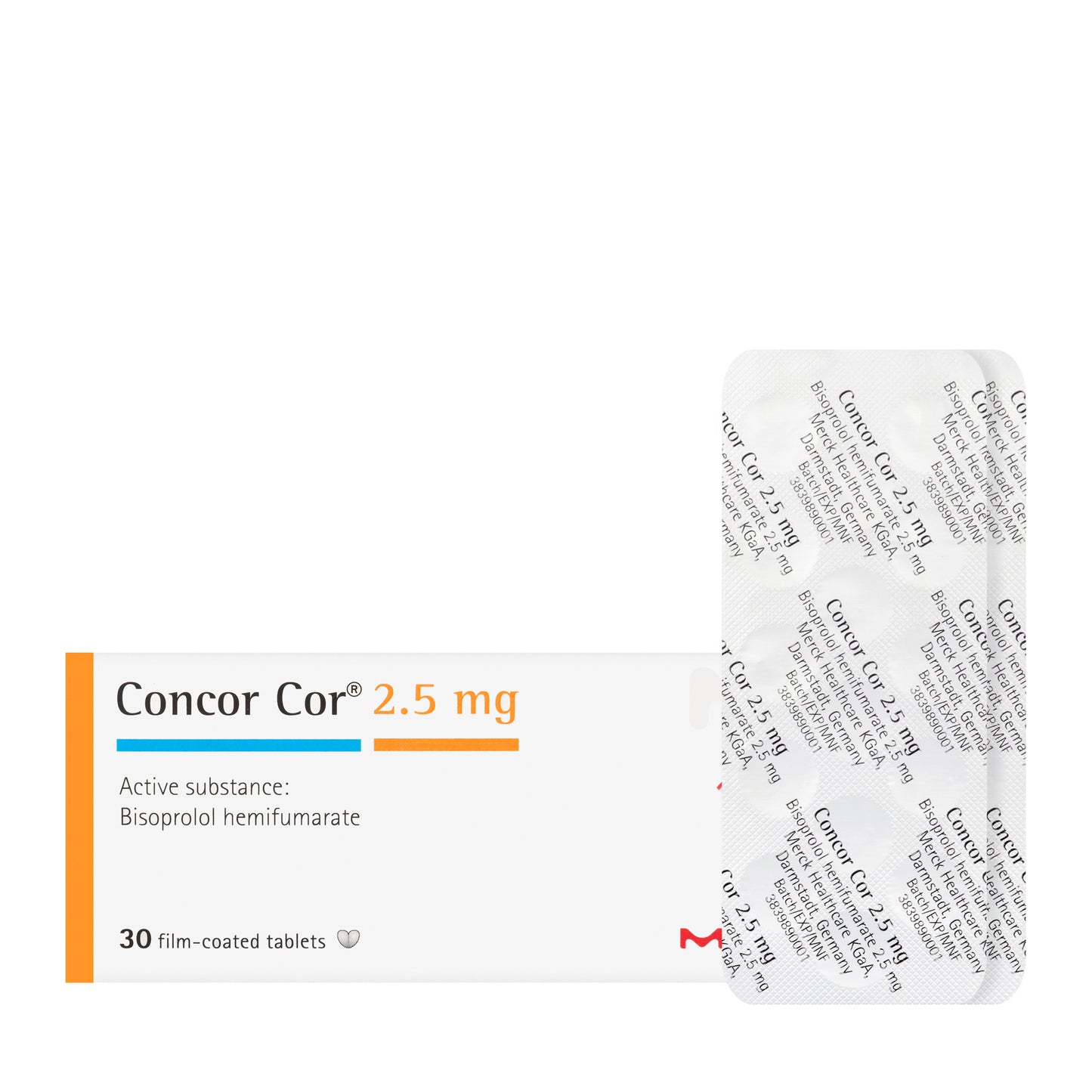 Concor Cor 2.5Mg 30 Tablets