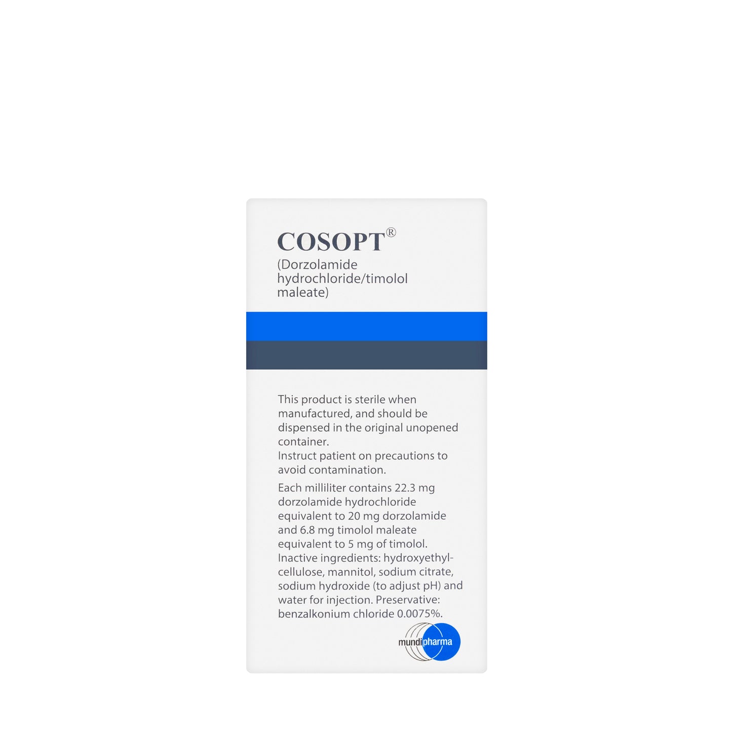 Cosopt Eye Drop 5Ml