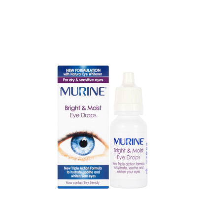 Murine Bright And Moist Eye Drops 15Ml