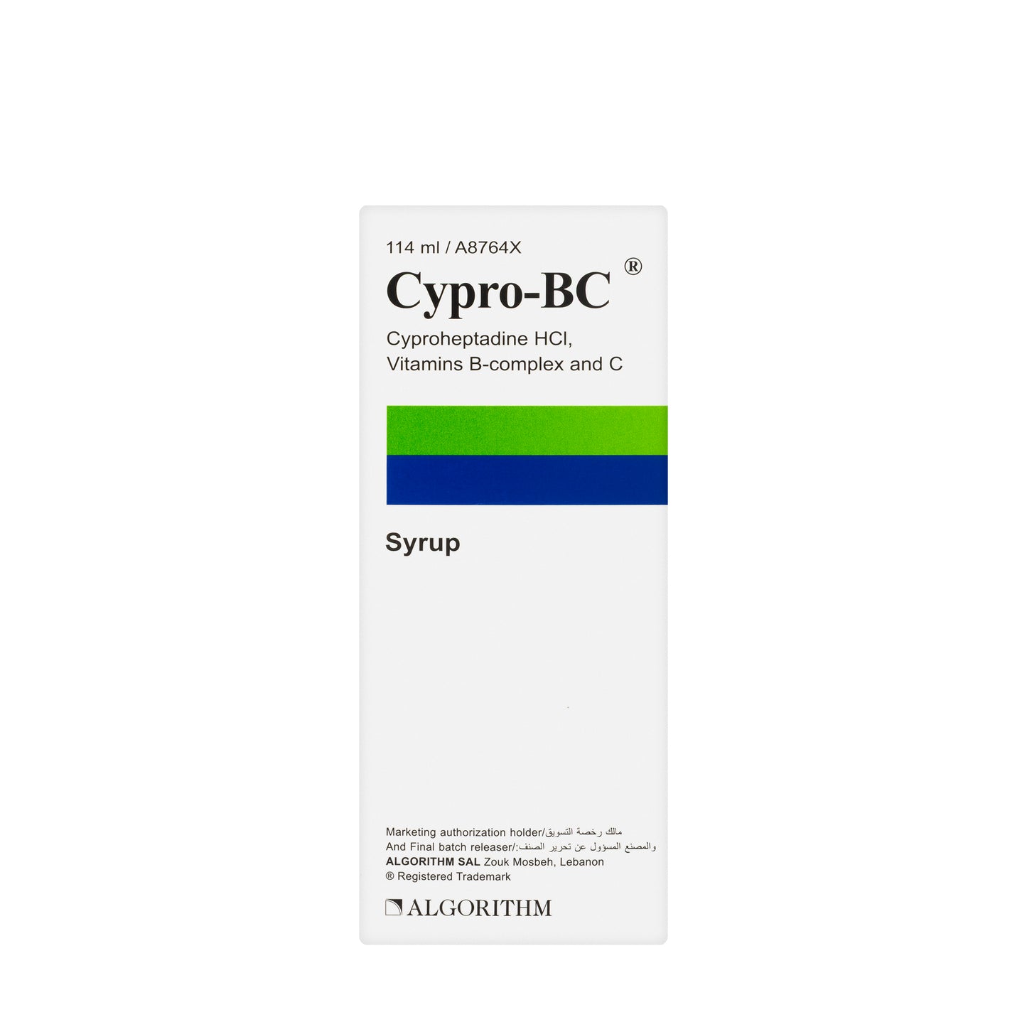 Cypro - Bc Syrup 114Ml