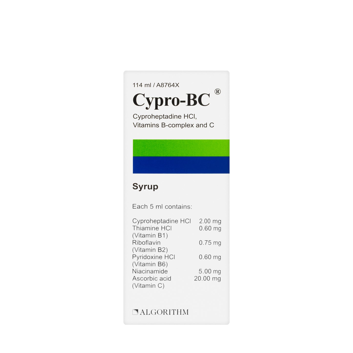 Cypro - Bc Syrup 114Ml
