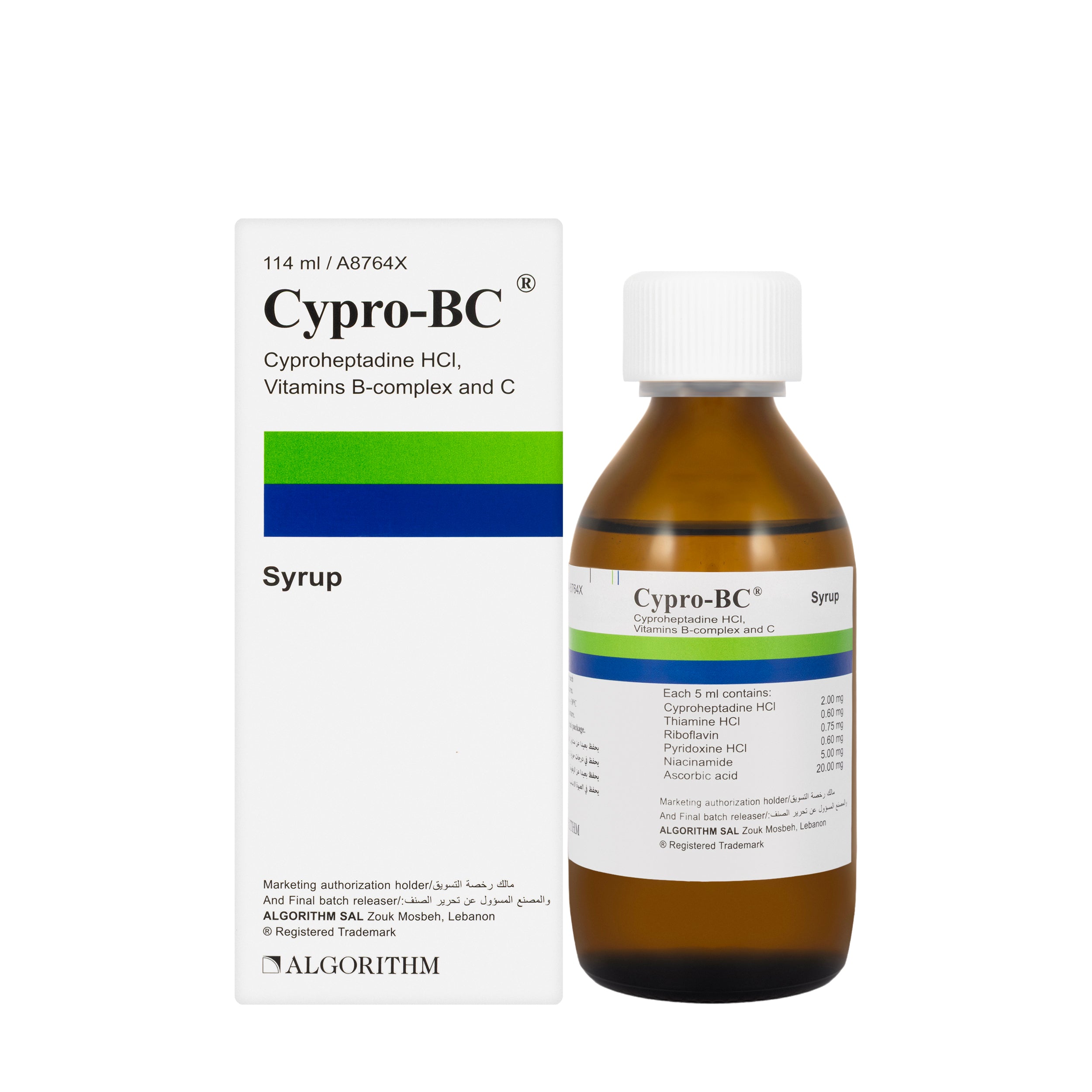 Cypro - Bc Syrup 114Ml