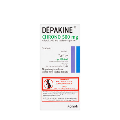 Depakine Chrono 500 Mg Sr 30 Tablets