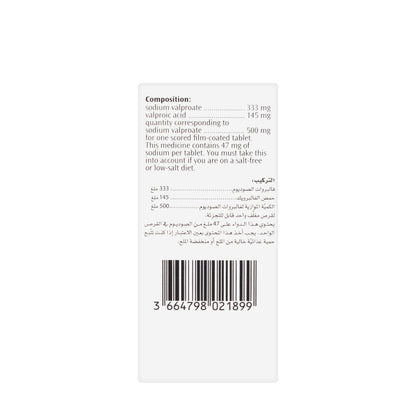 Depakine Chrono 500 Mg Sr 30 Tablets