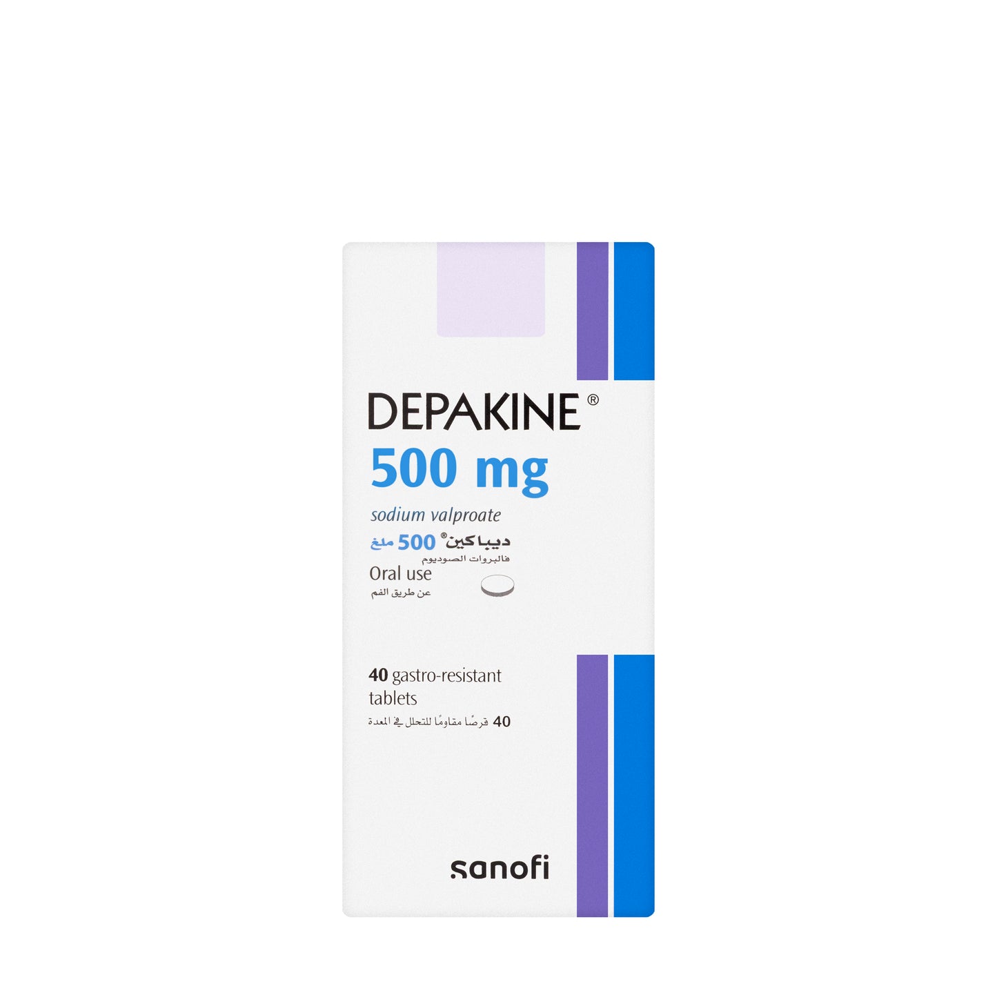 Depakine 500Mg 40  Tablets