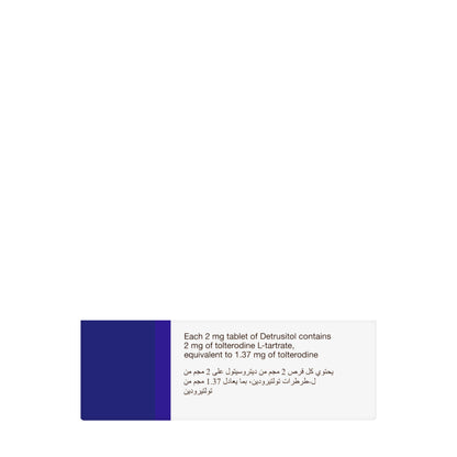 Detrusitol 2Mg 28 Tablets