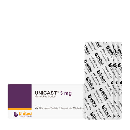 Unicast 5Mg Chewable 30 Tablets