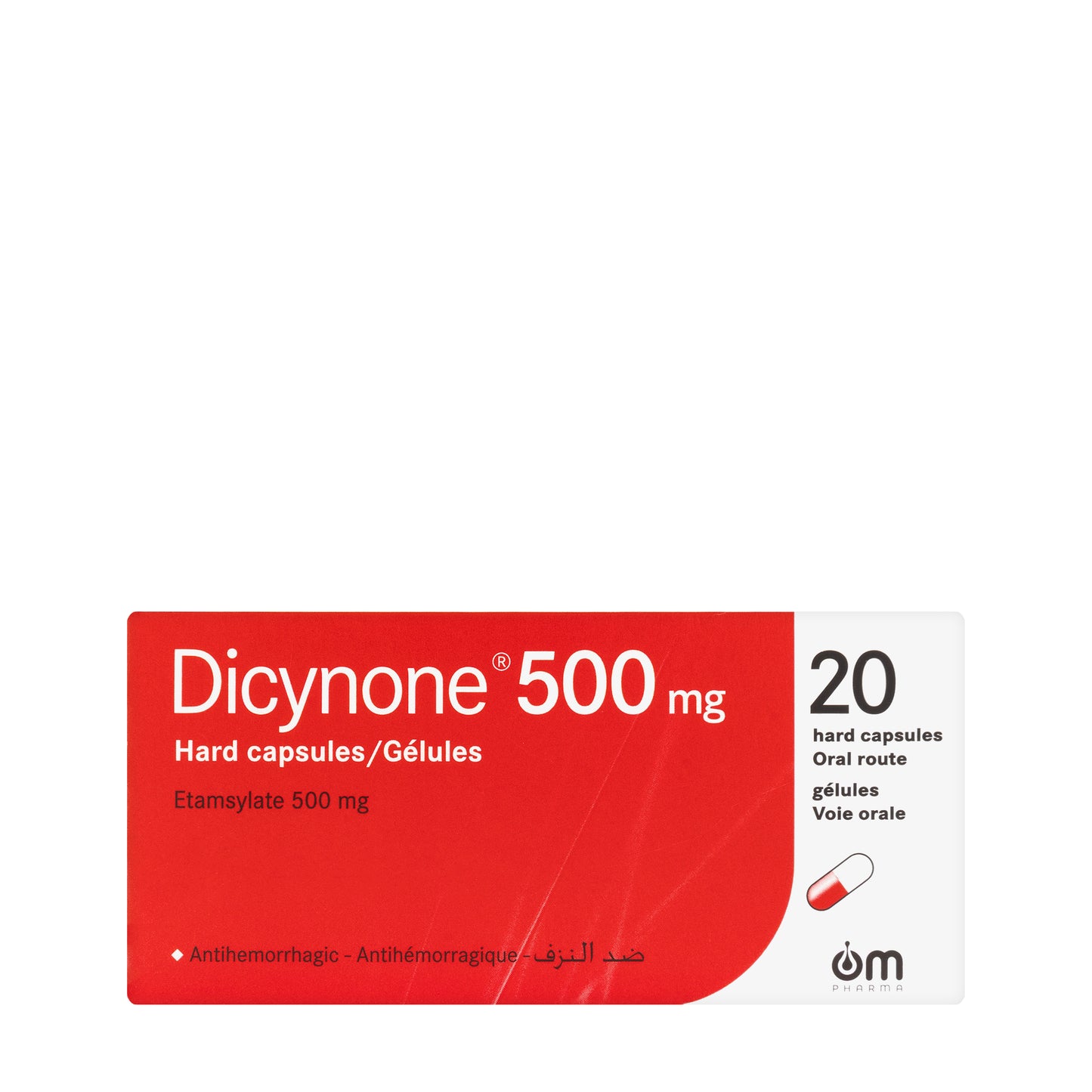 Dicynone 500Mg 20 Tablets