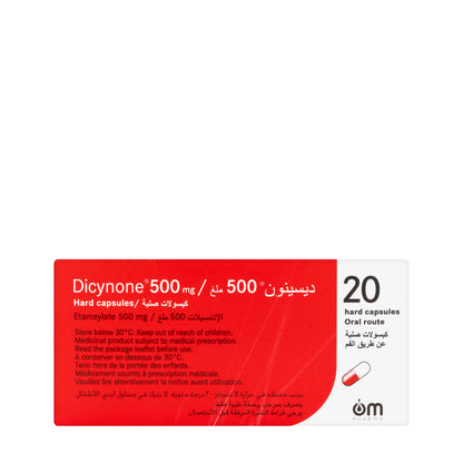 Dicynone 500Mg 20 Tablets