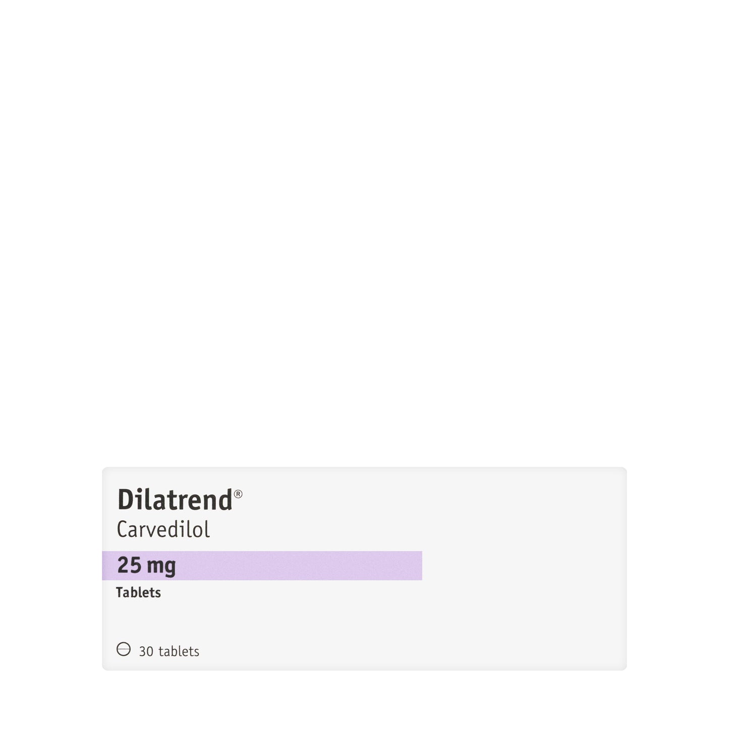 Dilatrend 25Mg 30 Tablets