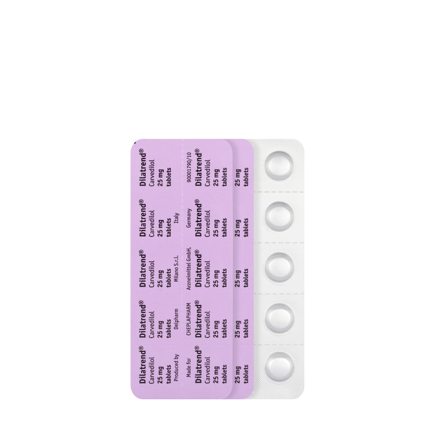 Dilatrend 25Mg 30 Tablets