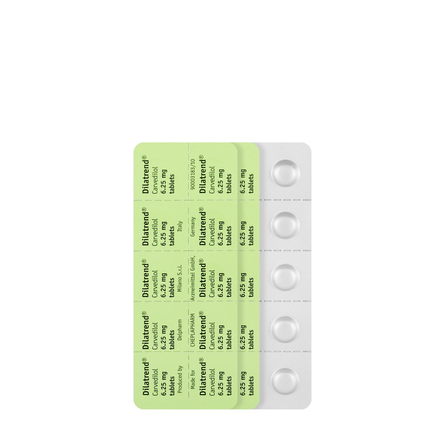 Dilatrend 6.25Mg 30 Tablets