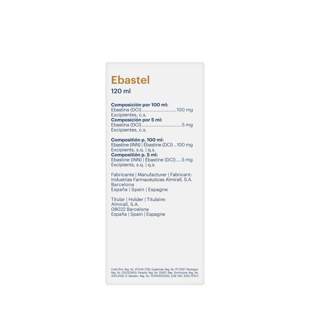 Ebastel Syrups 120Ml