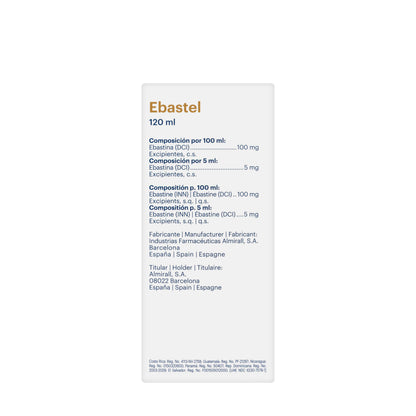 Ebastel Syrups 120Ml