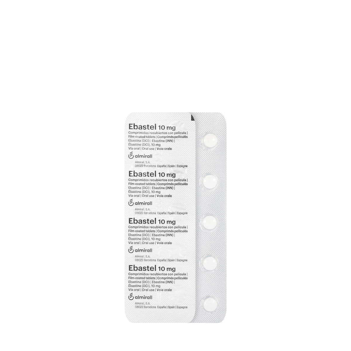 Ebastel 10Mg 20 Tablets