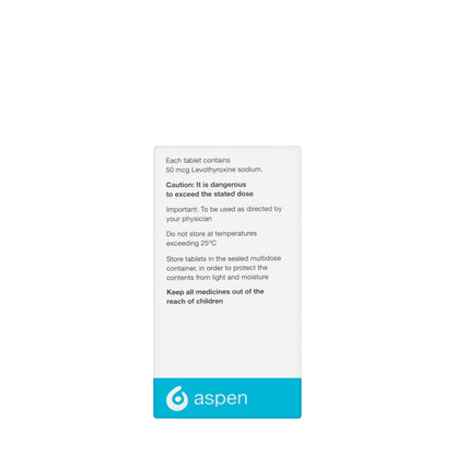 Eltroxin 50Mcg 100 Tablets