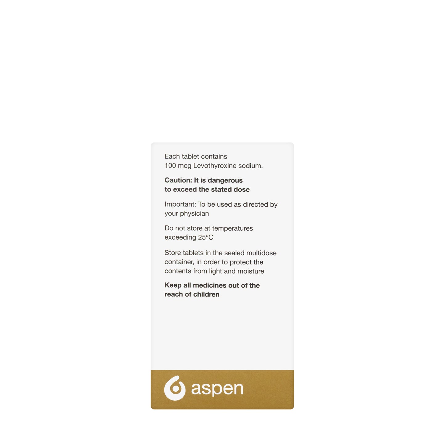 Eltroxin 100Mcg 100 Tablets