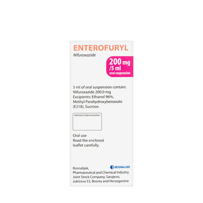 Enterofuryl 200Mg/5Ml Suspension 90Ml