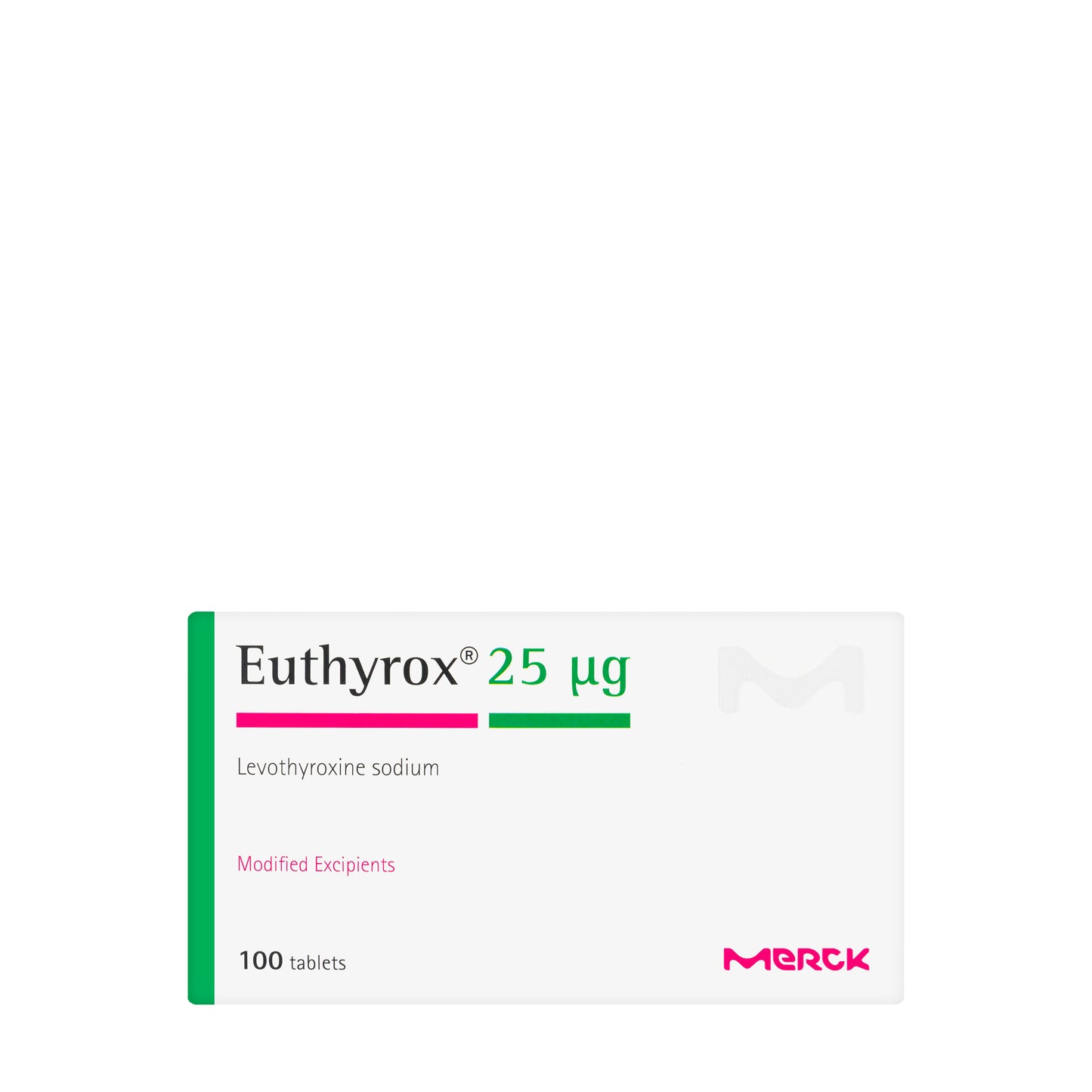 Euthyrox  25Mcg 100 Tablets