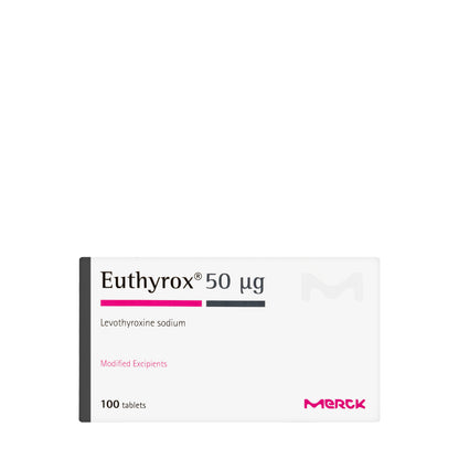 Euthyrox 50Mcg 100 Tablets