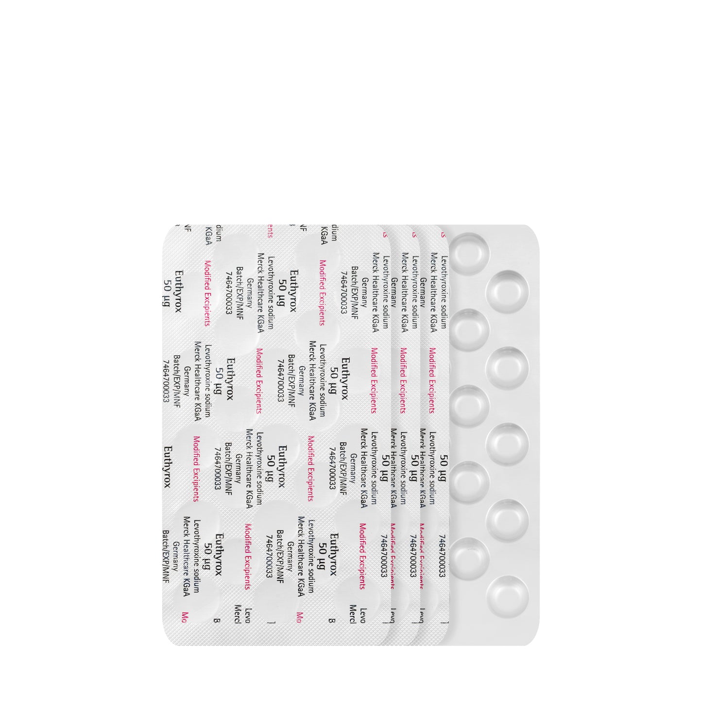 Euthyrox 50Mcg 100 Tablets