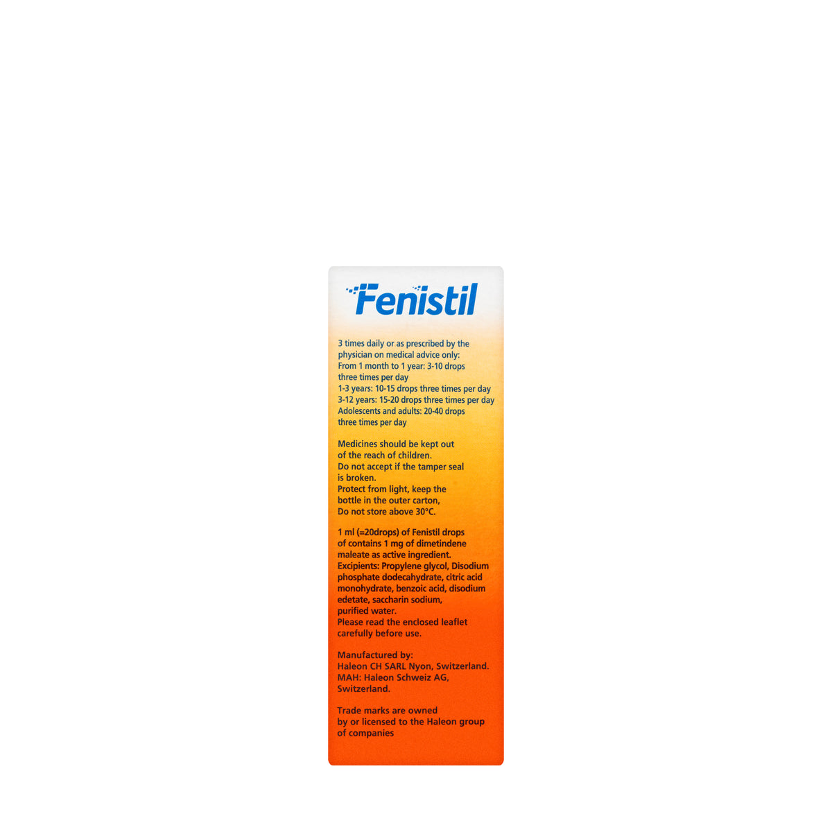 Fenistil Drops 20 Ml