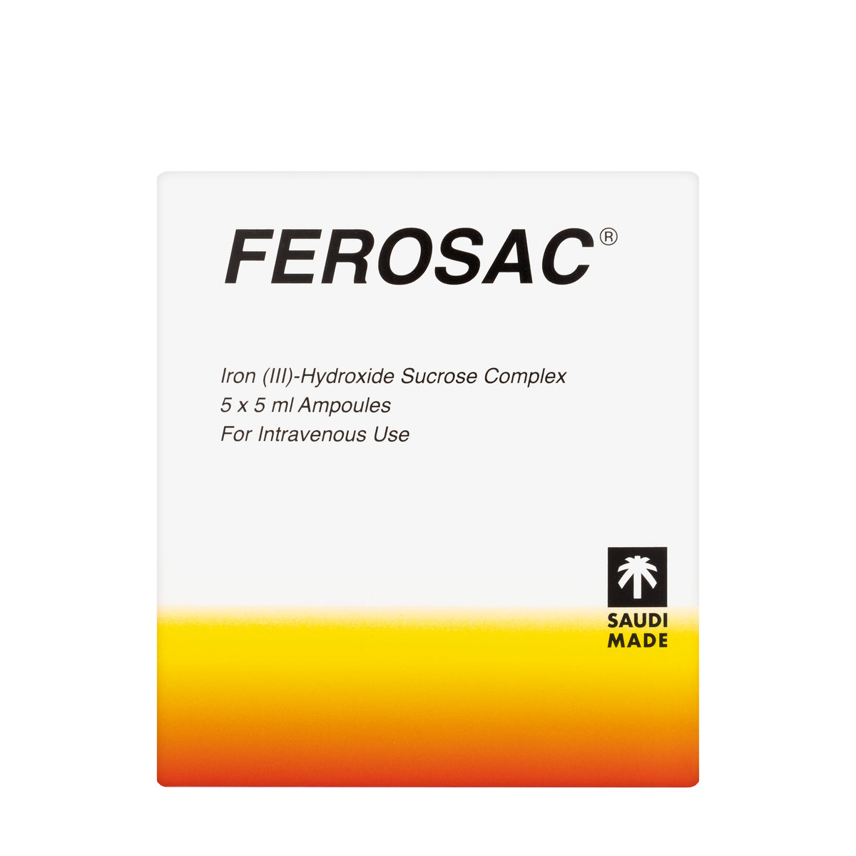 Ferosac Iv Injection 100Mg/5Ml 5 Ampules