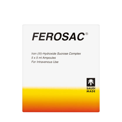 Ferosac Iv Injection 100Mg/5Ml 5 Ampules