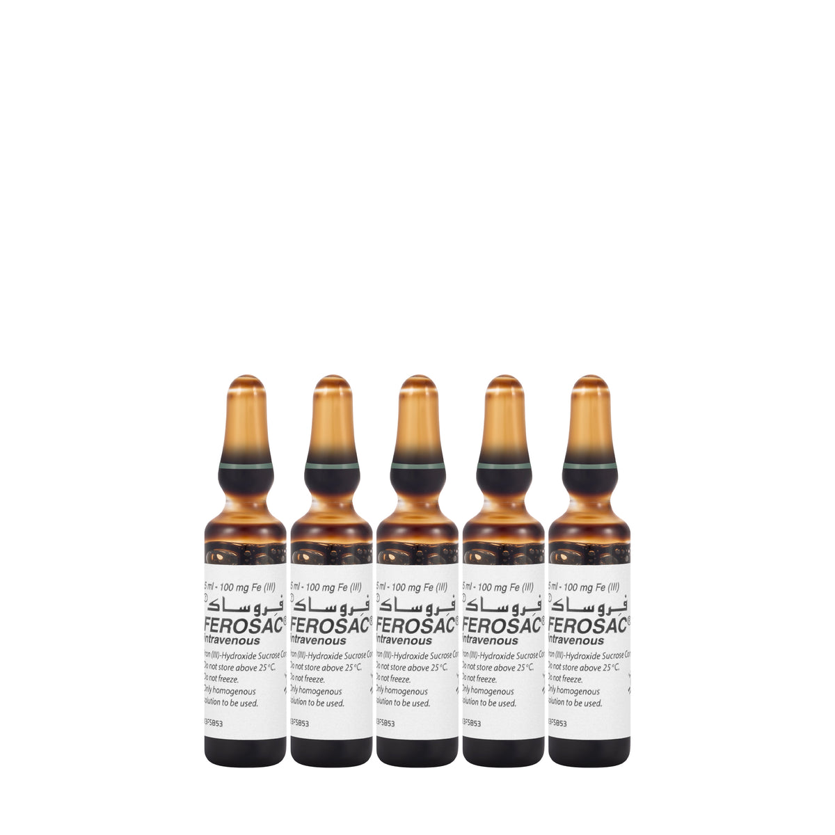 Ferosac Iv Injection 100Mg/5Ml 5 Ampules